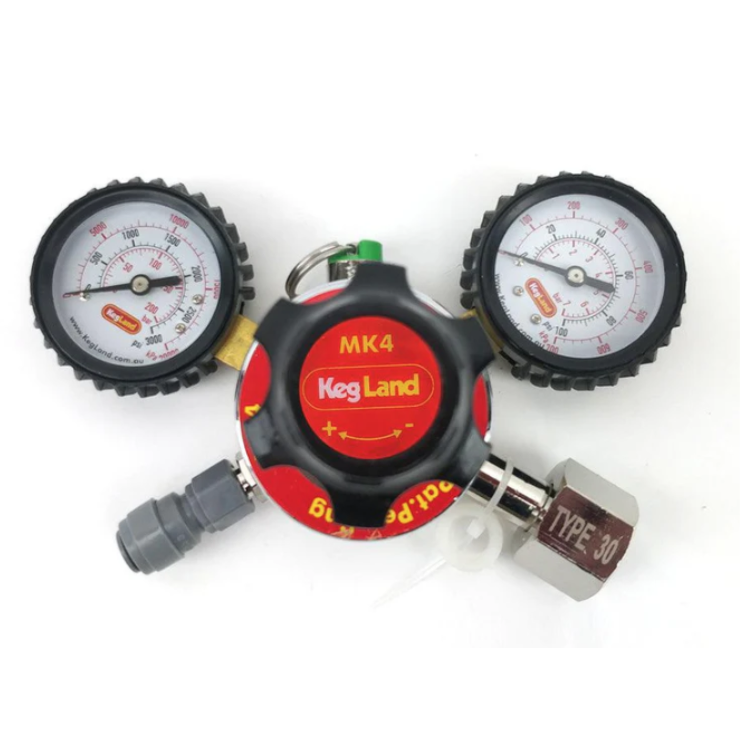 Hospitality CO2/Nitrogen Regulator MK4 Valve: Type 30