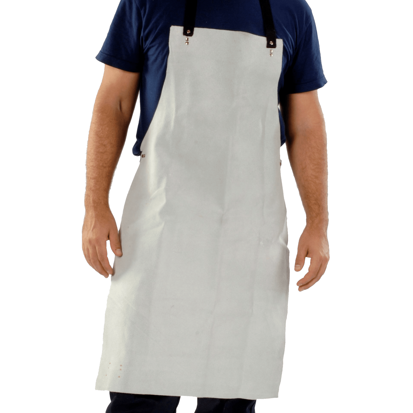 Elliott Welder's Apron/bib with leather strap