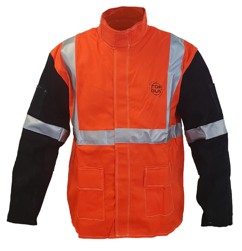 Welding Jacket - Hi-Vis in size XXL