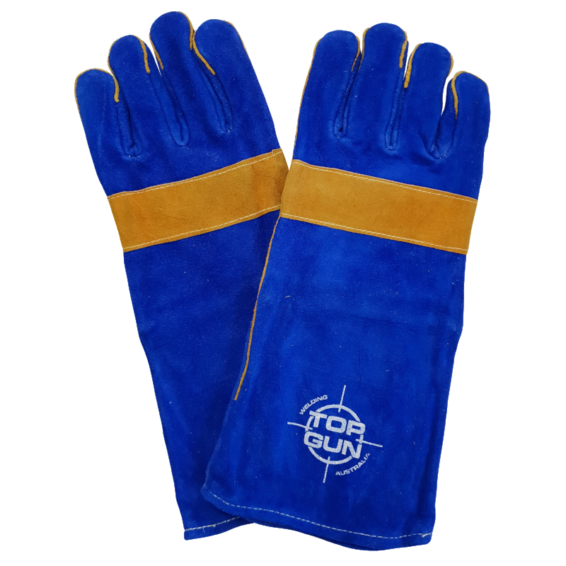 Welding Gloves - TIG Blue/Yellow