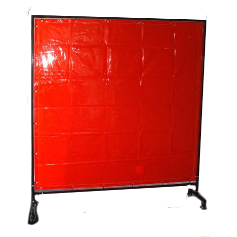 Welding Screen Curtain - Red 1800mm x 1800mm