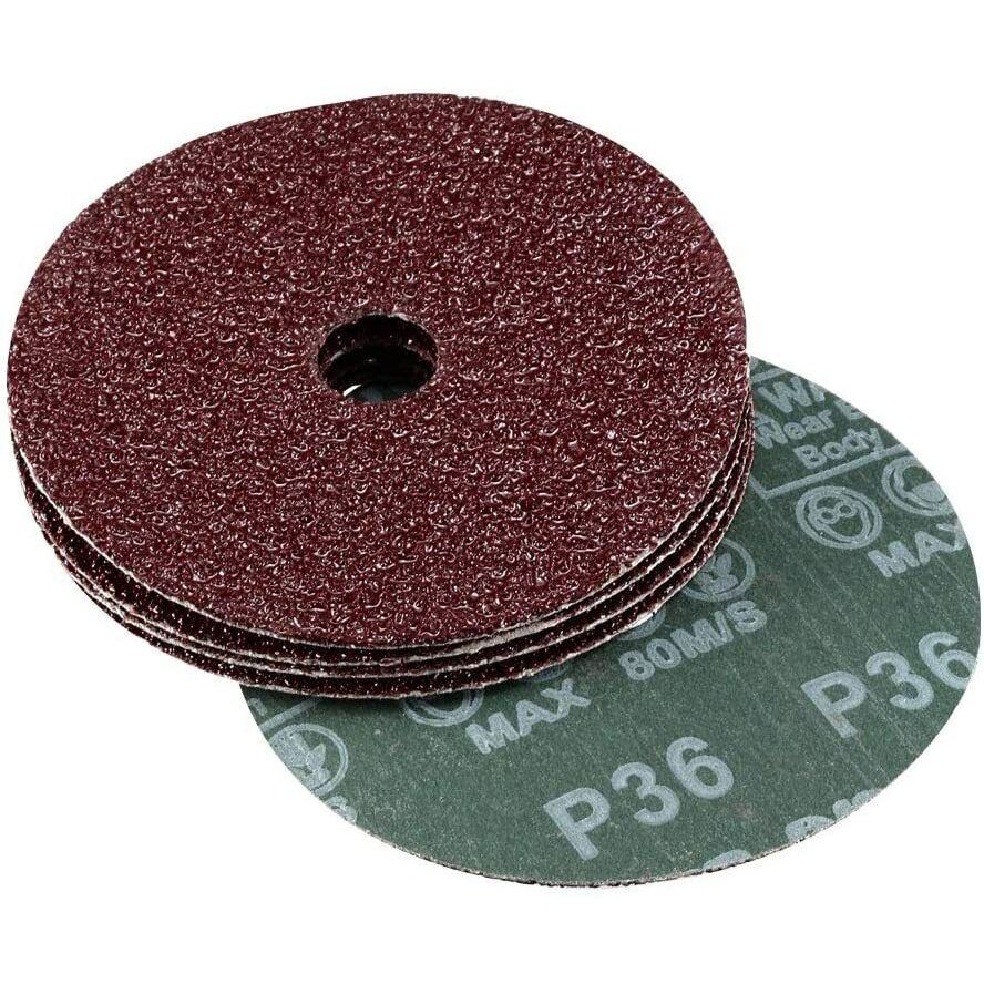 Fibre Sanding Disk 4581 125mm P36 (25 Packet)