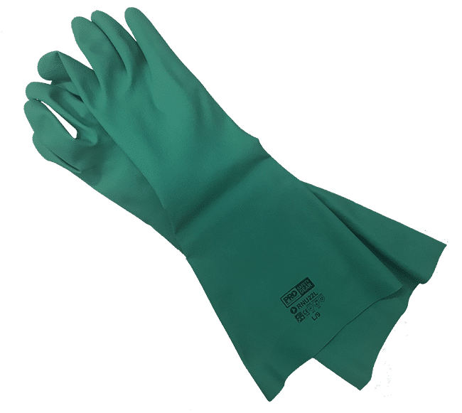 Chemical Gloves - 45cm Green