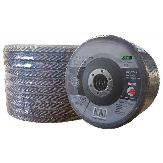Topgun Zirconia 5" 22mm 120 Grit Flap Disc