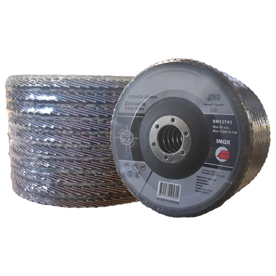 Topgun Zirconia 5" 22mm 80 Grit Flap Disc