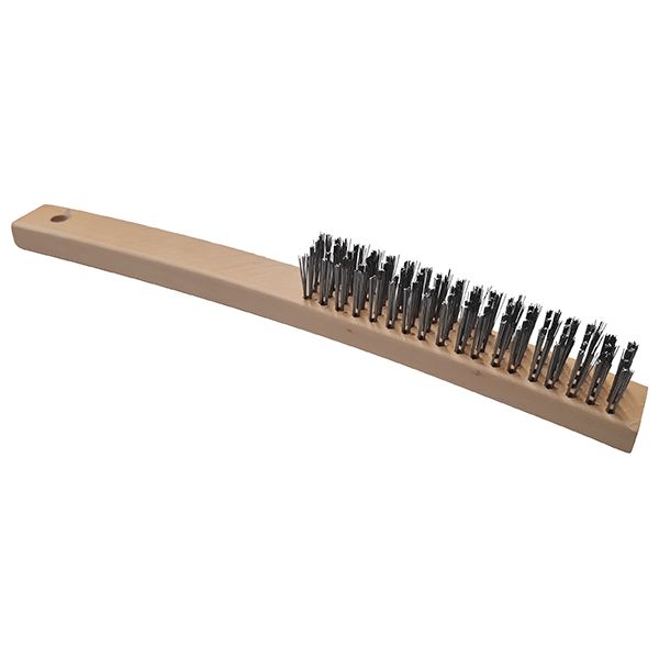 Brush 4 row steel with long handle