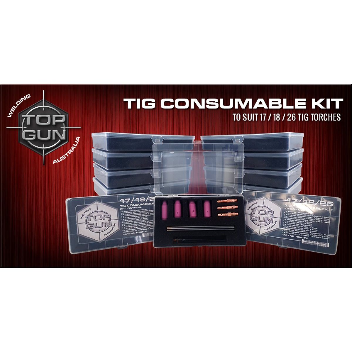 Top Gun TIG Consumable Kit