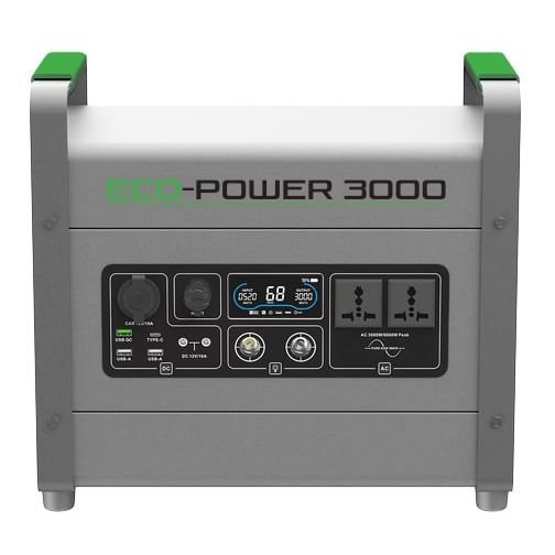 Eco-Power Portable Solar Generator - 3000 Model