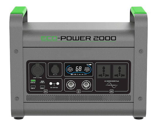 Eco-Power Portable Solar Generator - 2000 Model