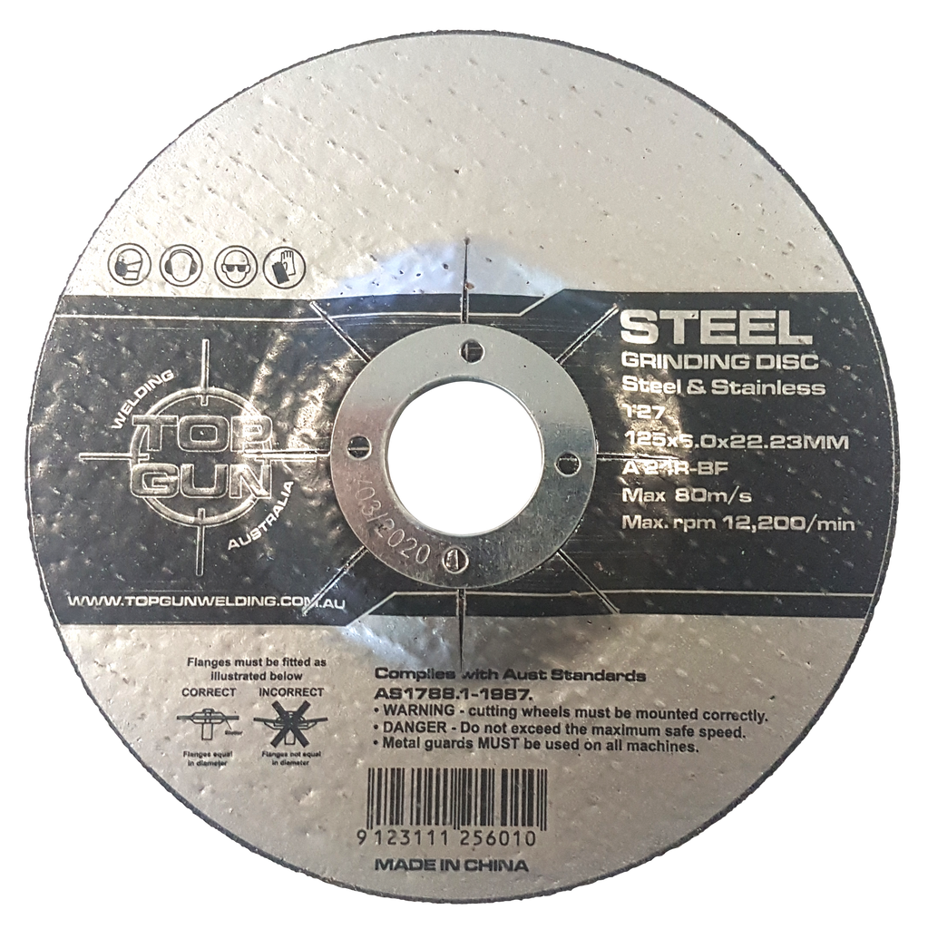 Top Gun Grinding Disc 5" 24 Grit