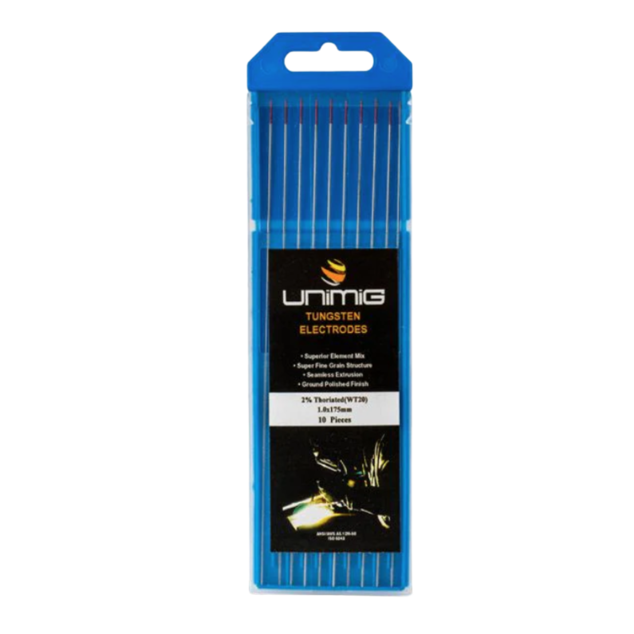 TUNGSTEN THORIATED 2.4MM - Packet of 10