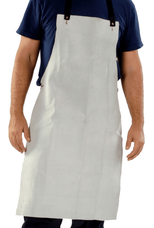 Elliott Welder's Apron/bib with leather strap
