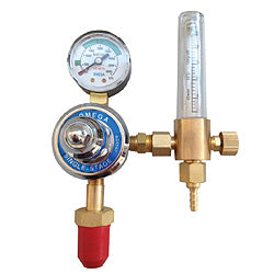 Omega Single Stage Regulator Argon with Flowmeter 0-25 L/Min