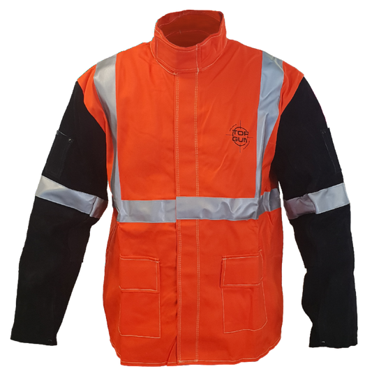 Welding Jacket - Hi-Vis in size XXL