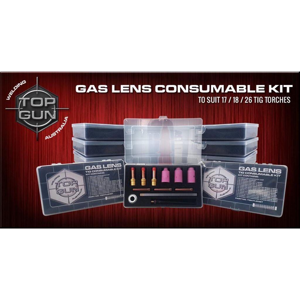 Top Gun TIG Lens Consumable Kit