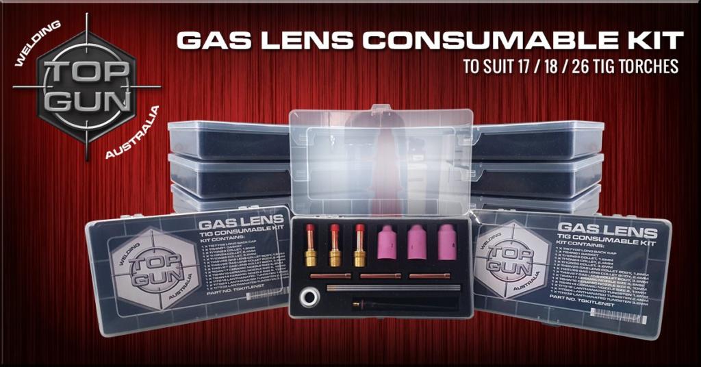 Top Gun TIG Lens Consumable Kit