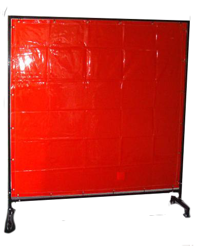 Welding Screen Curtain - Red 1800mm x 1800mm