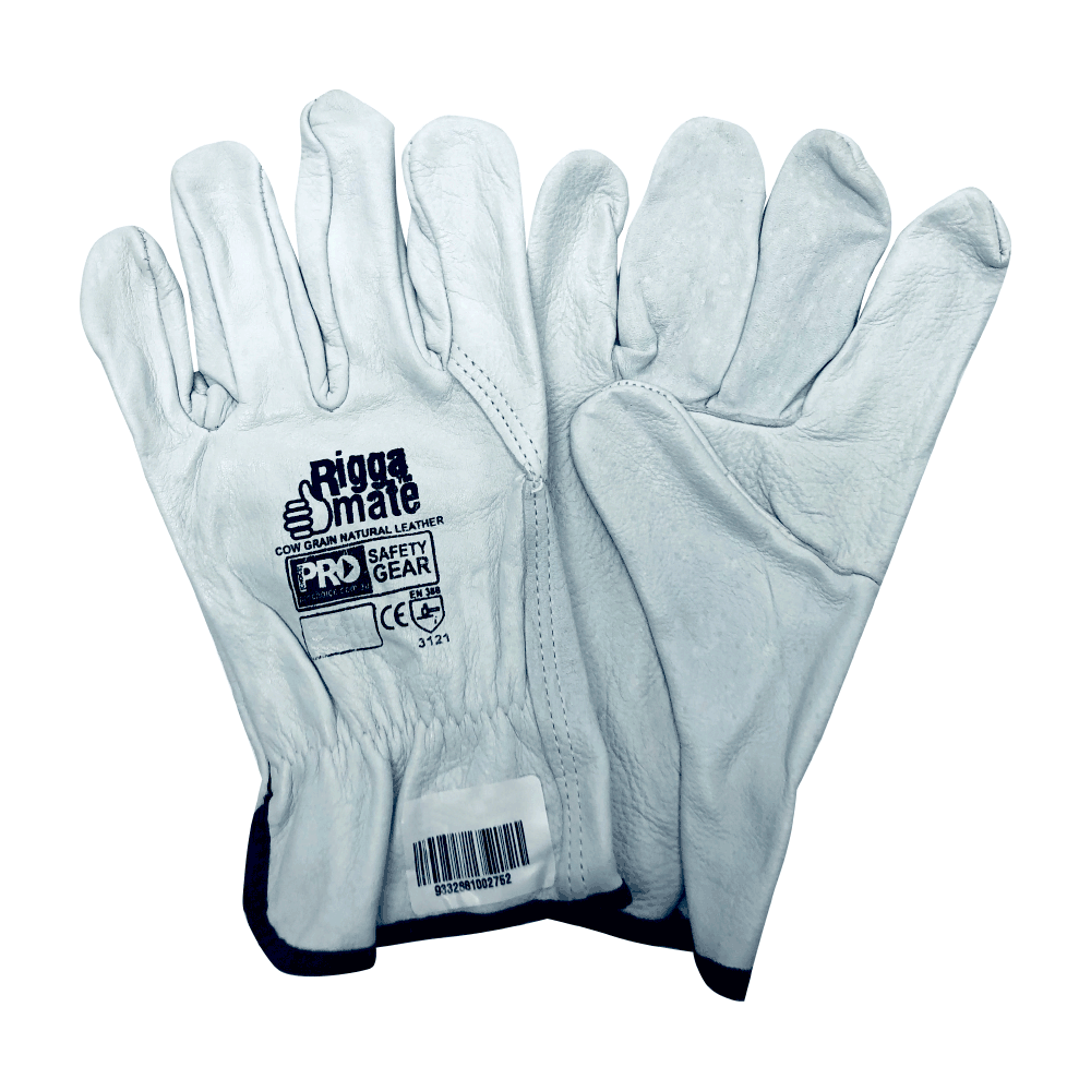 Gloves - Cow Natural Grey Large R/MATE