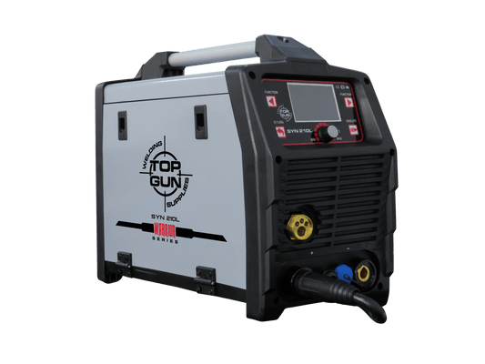 Top Gun WARRIOR 210L MIG / TIG / STICK Machine with LCD Display