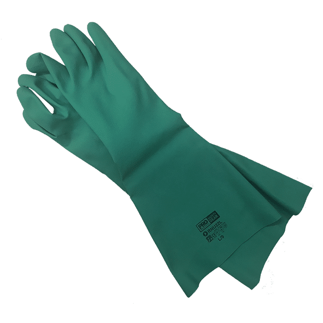 Chemical Gloves - 45cm Green
