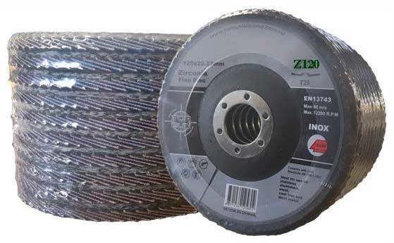 Topgun Zirconia 5" 22mm 120 Grit Flap Disc