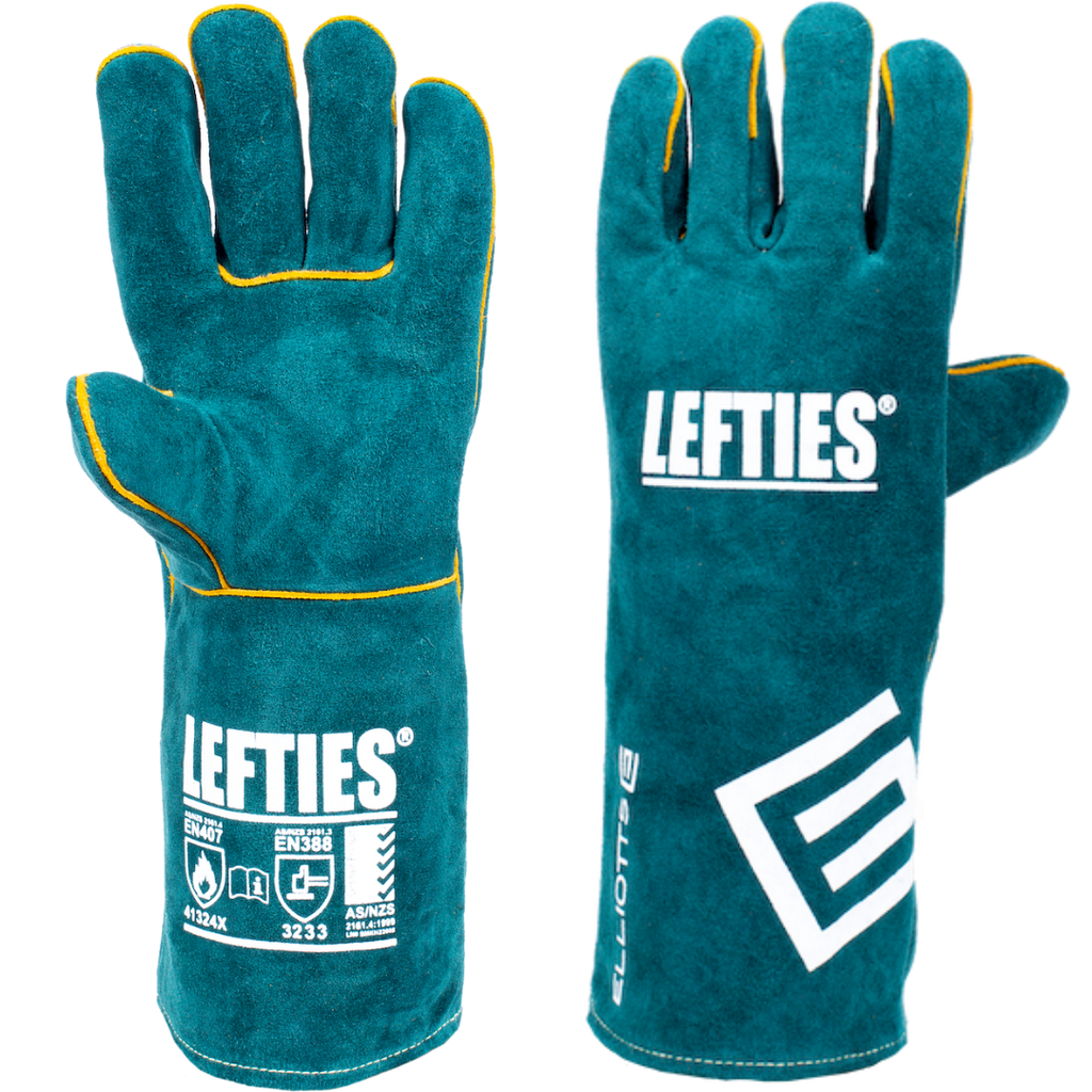 Welding Gloves - Green Lefties