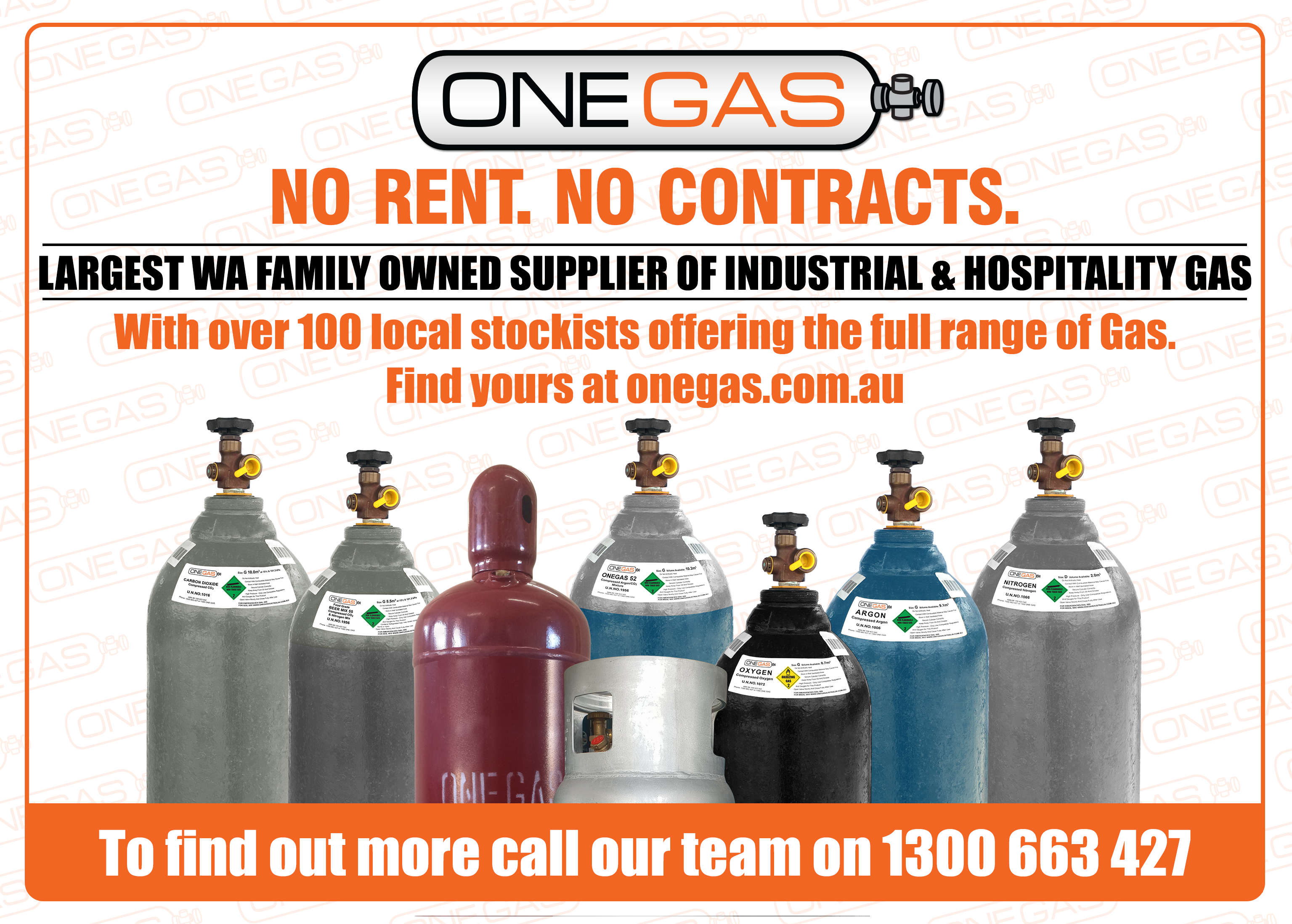 One Gas Rd Rent Free Welding Gas & Hospitality Gas In Western Australia. OneGas ...